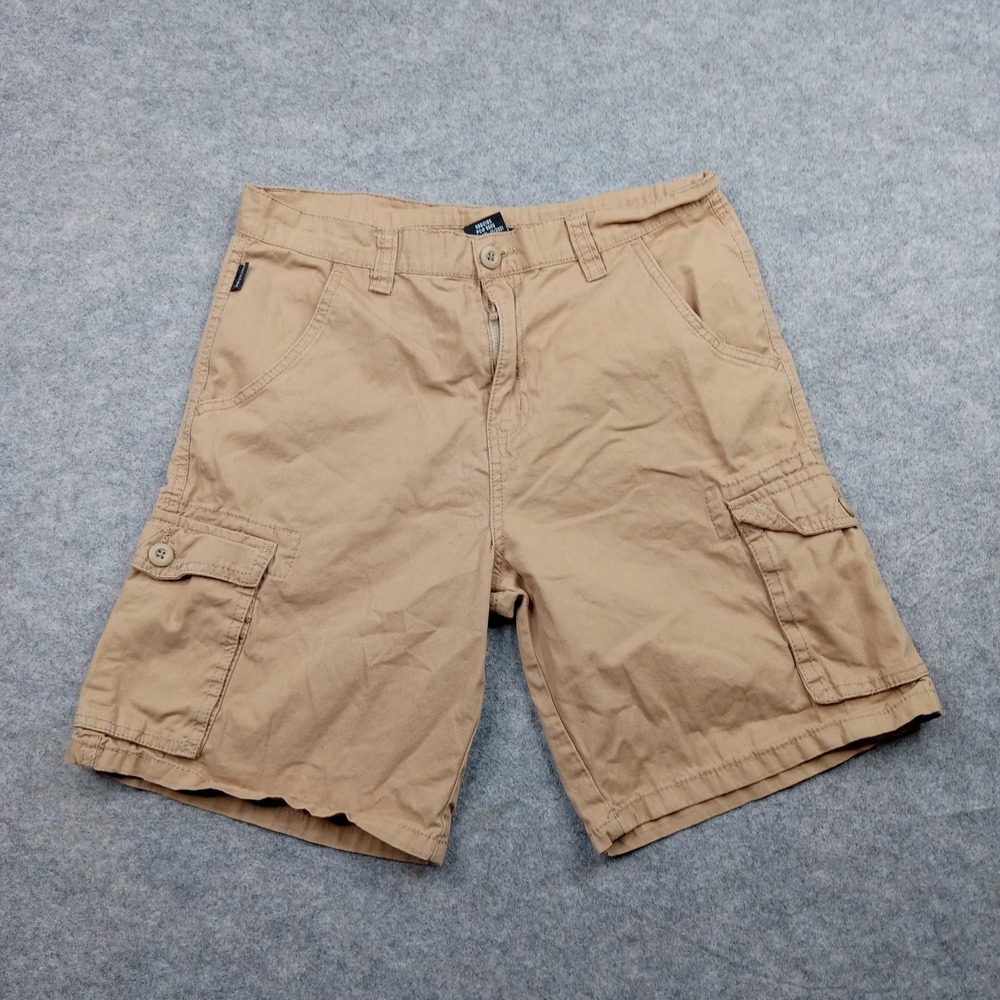 Ring of Fire Shorts Boys 18 Khaki Cargo Utility Pockets Casual Beige Summer